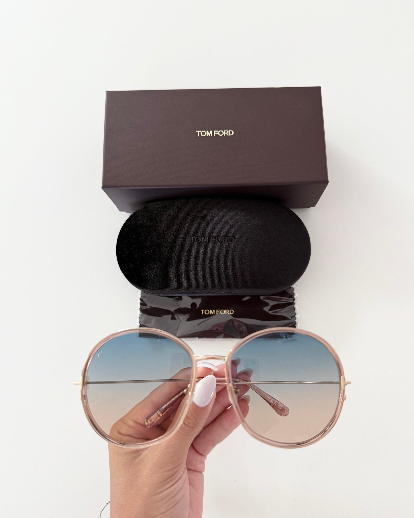 Tom Ford Round Rose Gold Sunnies