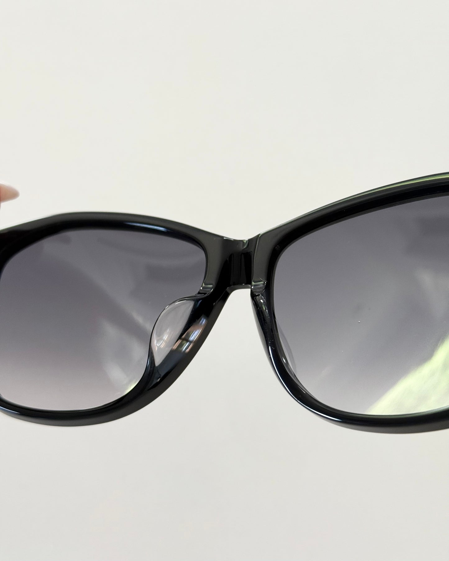 Saint Laurent Black Roundish Sunnies