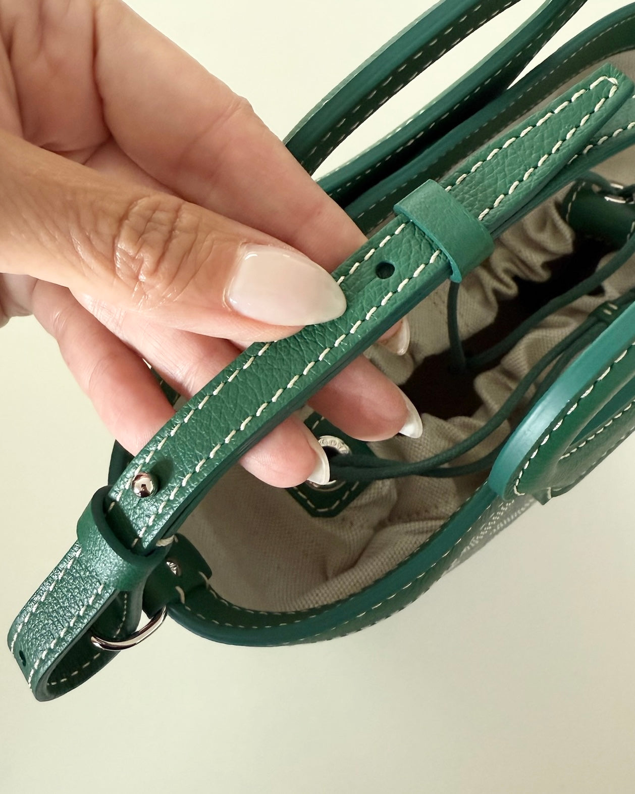 Goyard Green Beluga Mini Bag