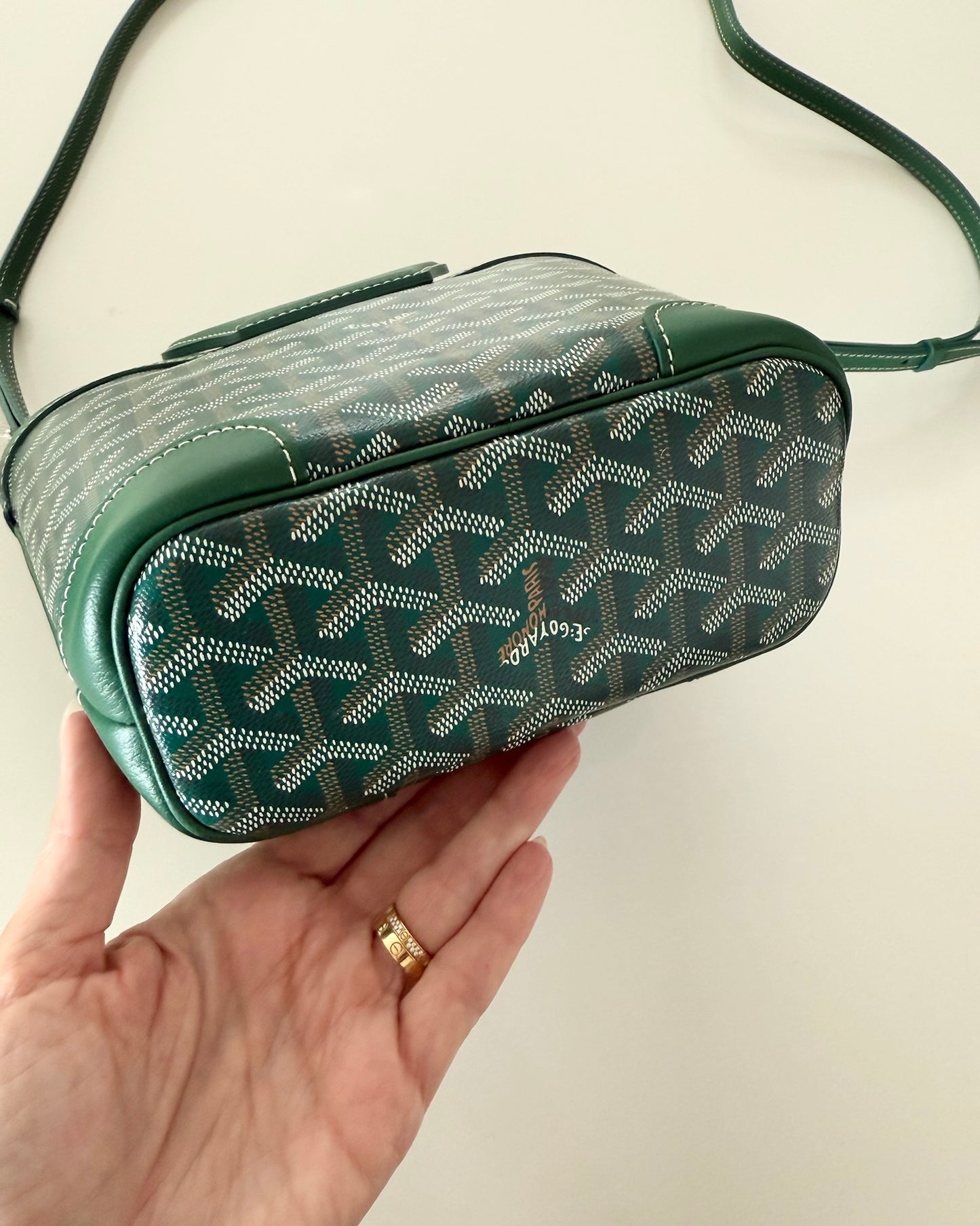 Goyard Green Beluga Mini Bag