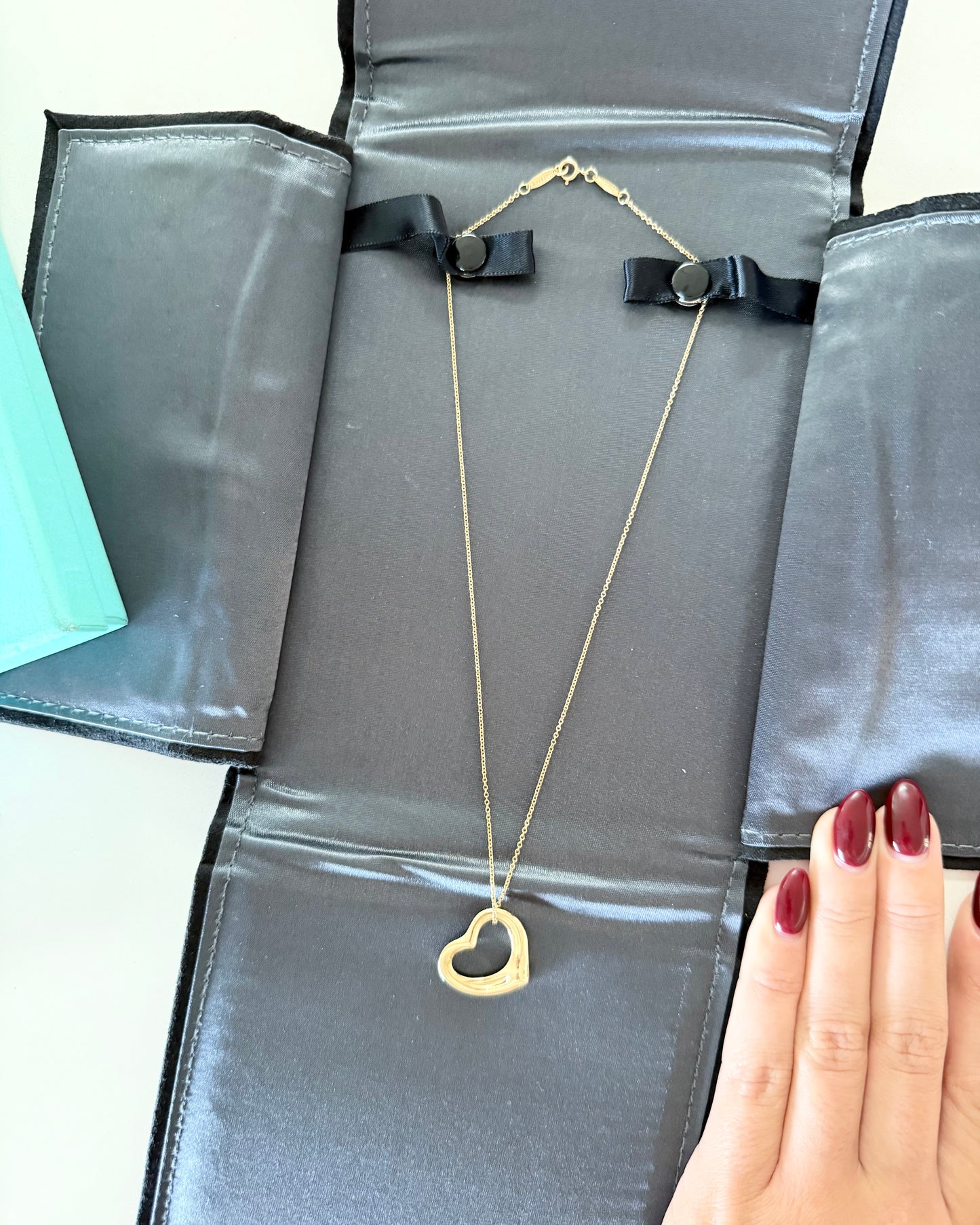 Tiffany 18k Yellow Gold Elsa Peretti 22MM Necklace