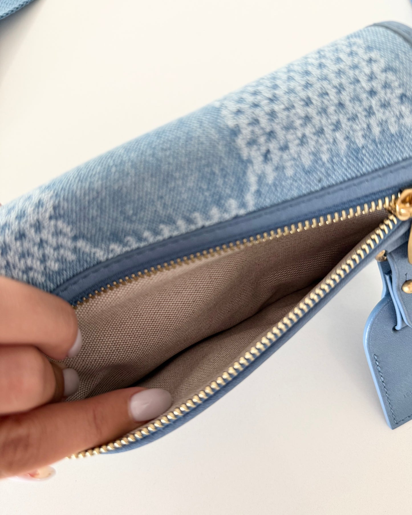Louis Vuitton Damier Denim 3D Bosphore Wearable Wallet