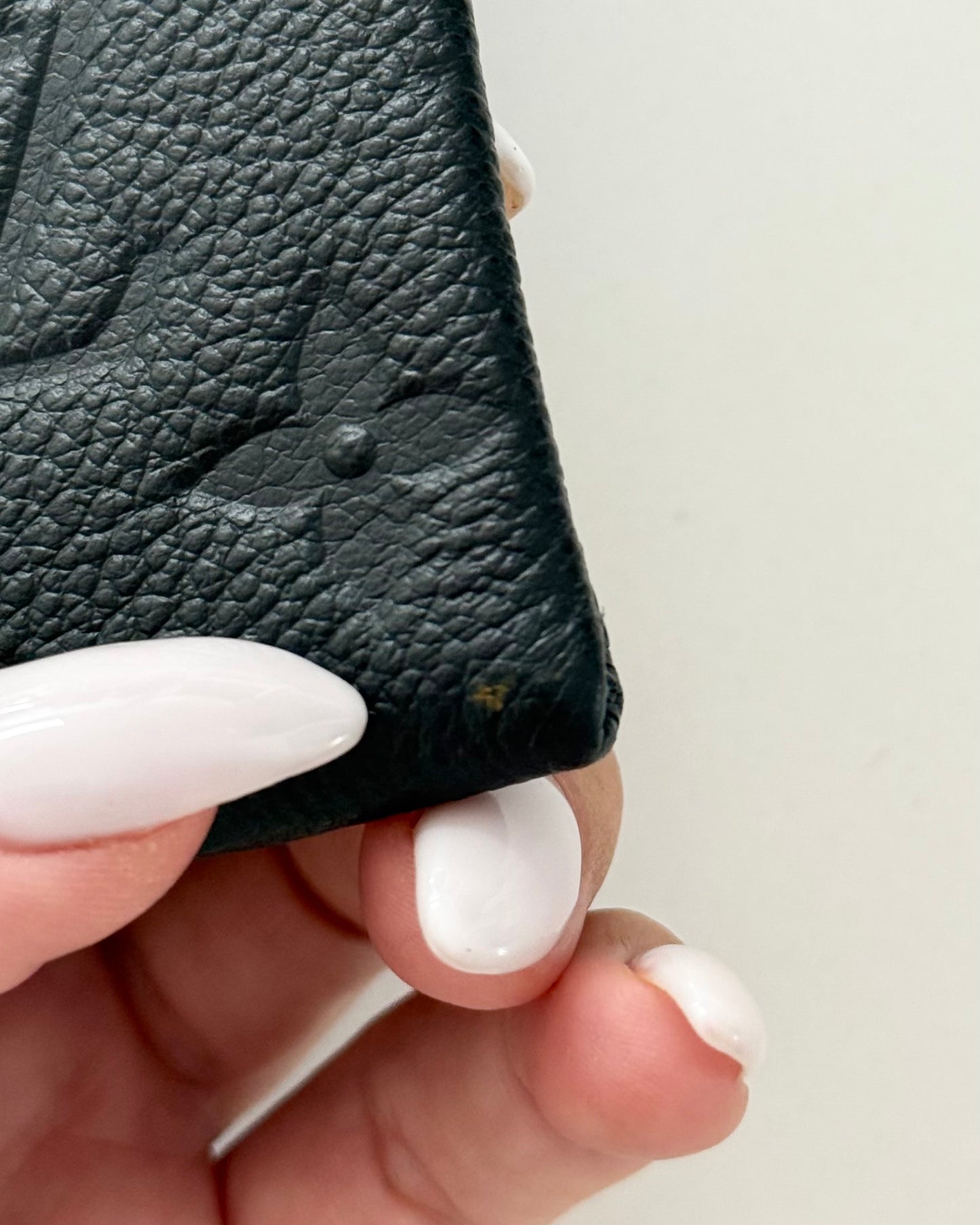Louis Vuitton Black Monogram Empreinte Leather Daily Pouch