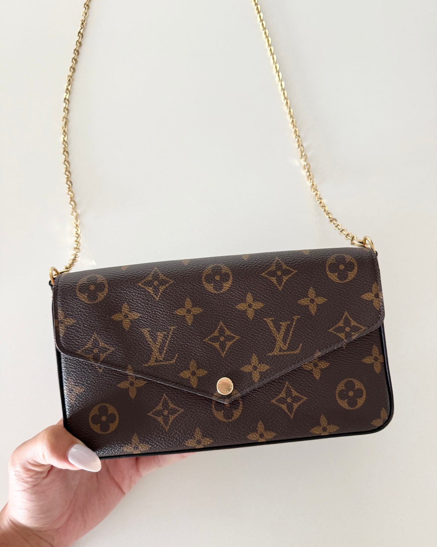 Louis Vuitton Monogram Canvas Pochette Felicie Bag