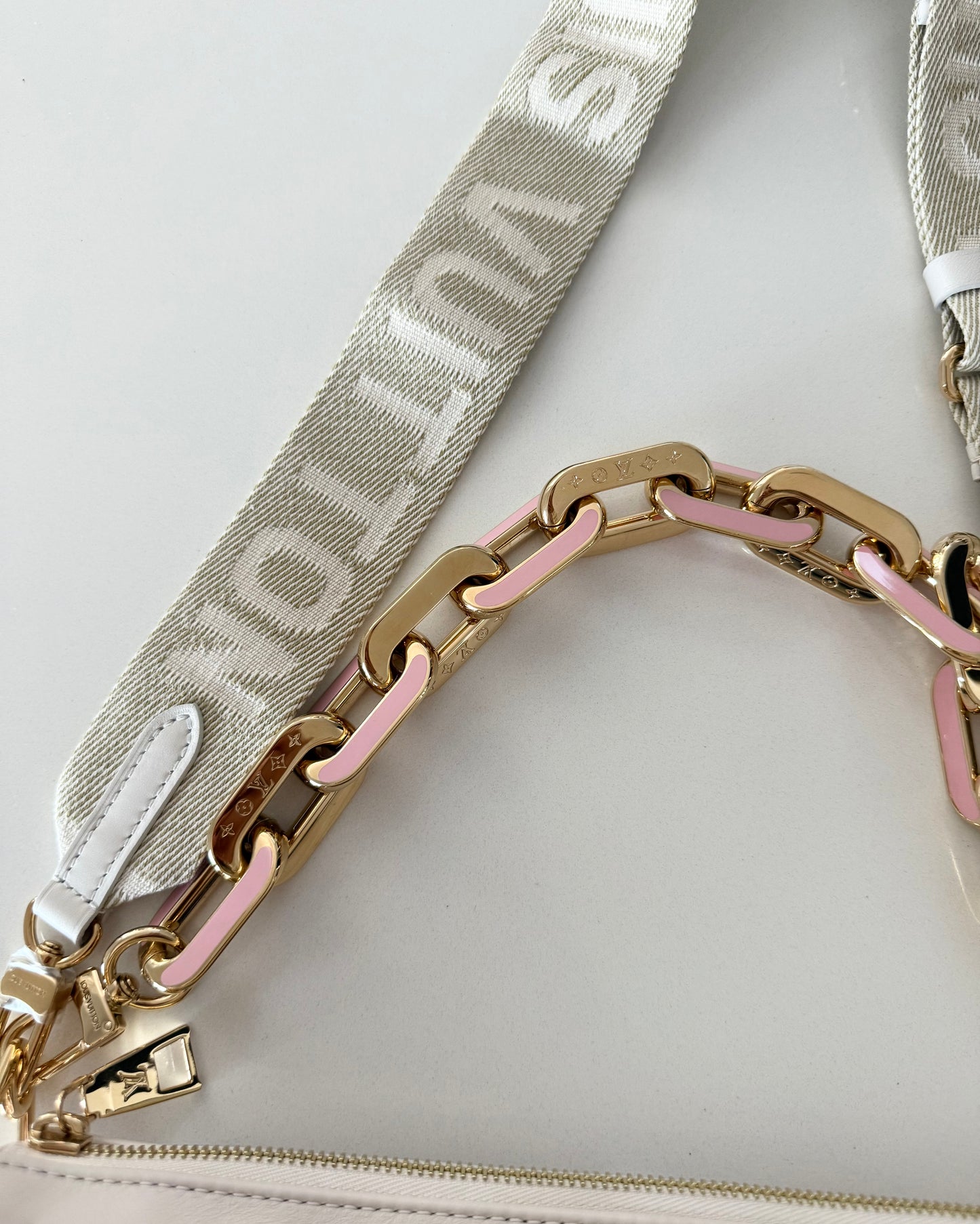 Louis Vuitton Limited Edition Sunrise Aquarelle Monogram Embossed Lambskin Leather Coussin PM Bag