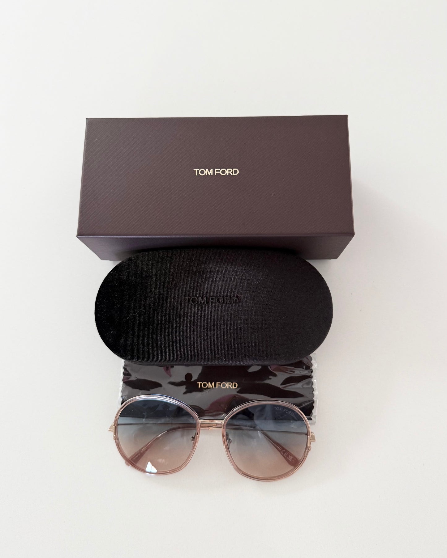 Tom Ford Round Rose Gold Sunnies