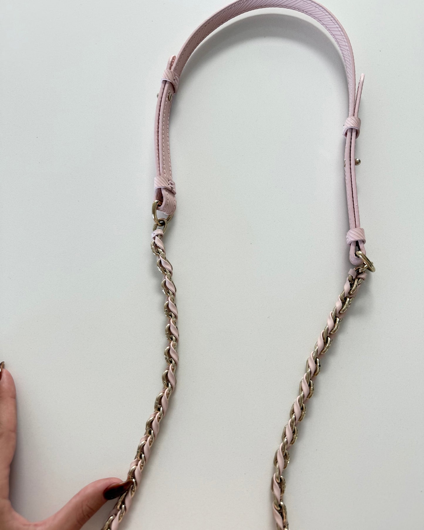 Louis Vuitton LIMITED Rose Jasmine Epi Leather Enamel Wave Twist PM