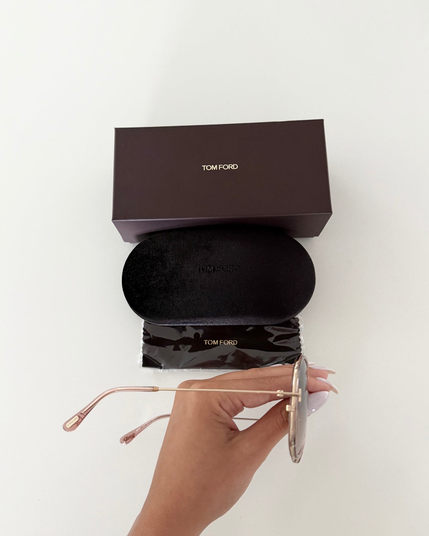 Tom Ford Round Rose Gold Sunnies
