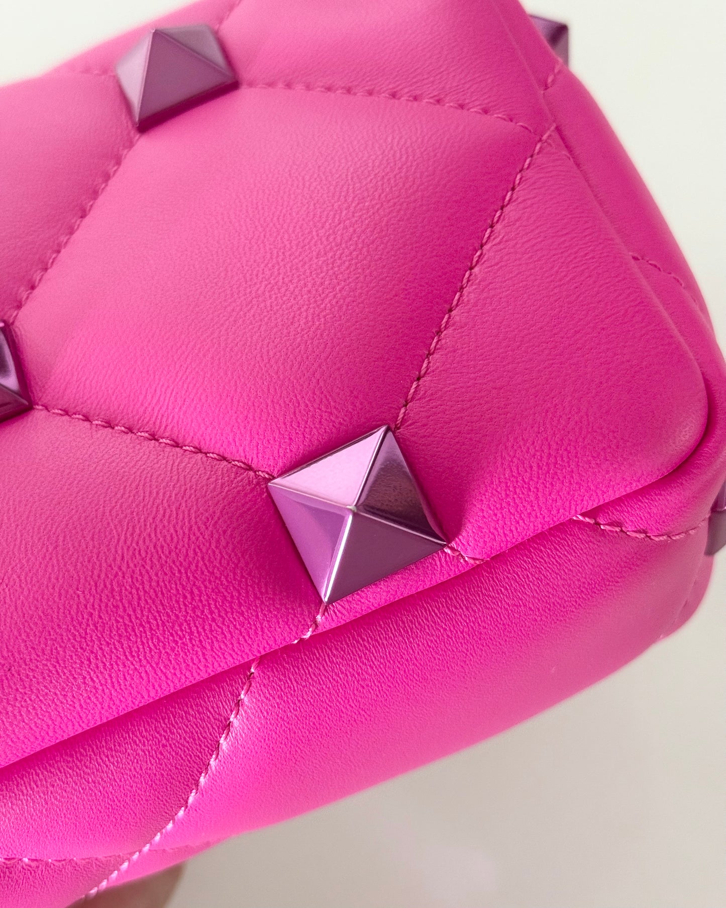 Valentino LIMITED All Pink Small Roman Rockstud