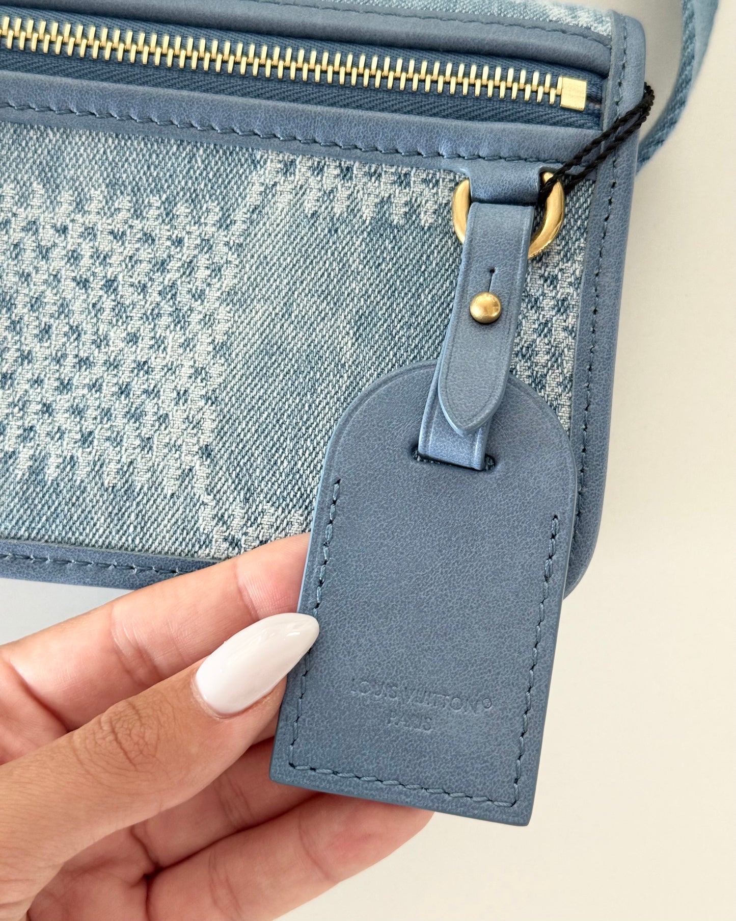 Louis Vuitton Damier Denim 3D Bosphore Wearable Wallet
