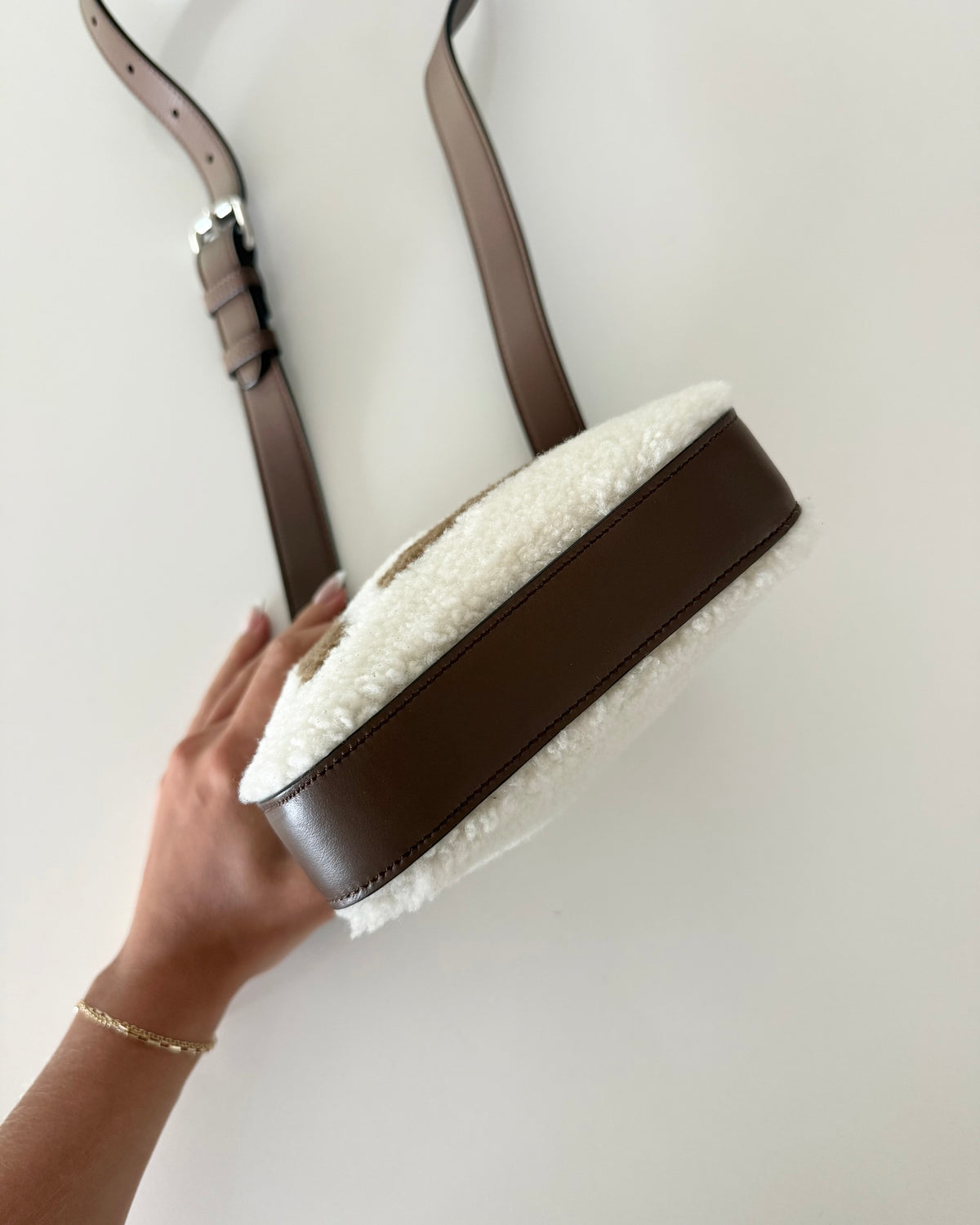 Fendi Shearling Toast Bag