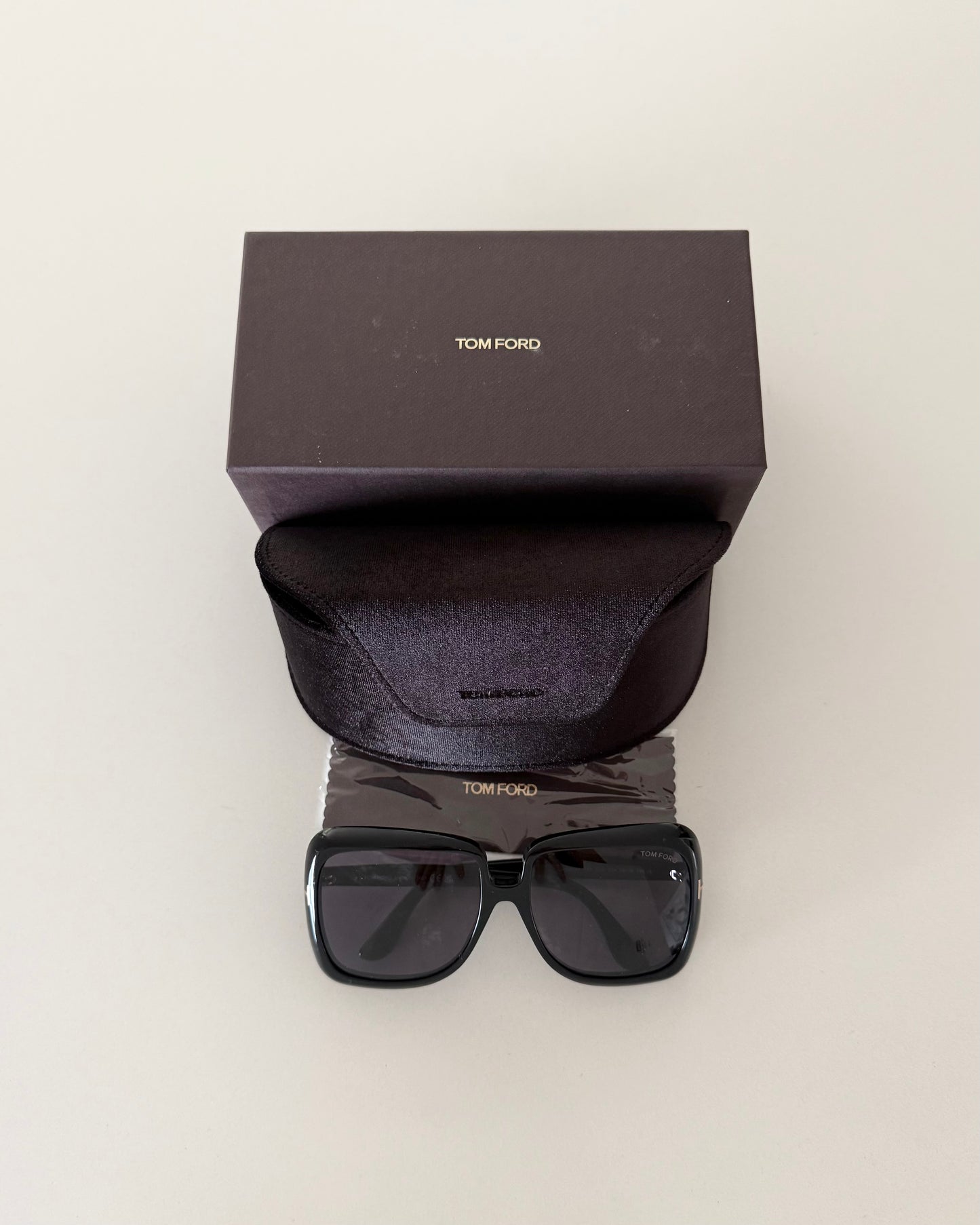 Tom Ford Oversized Black Sunnies