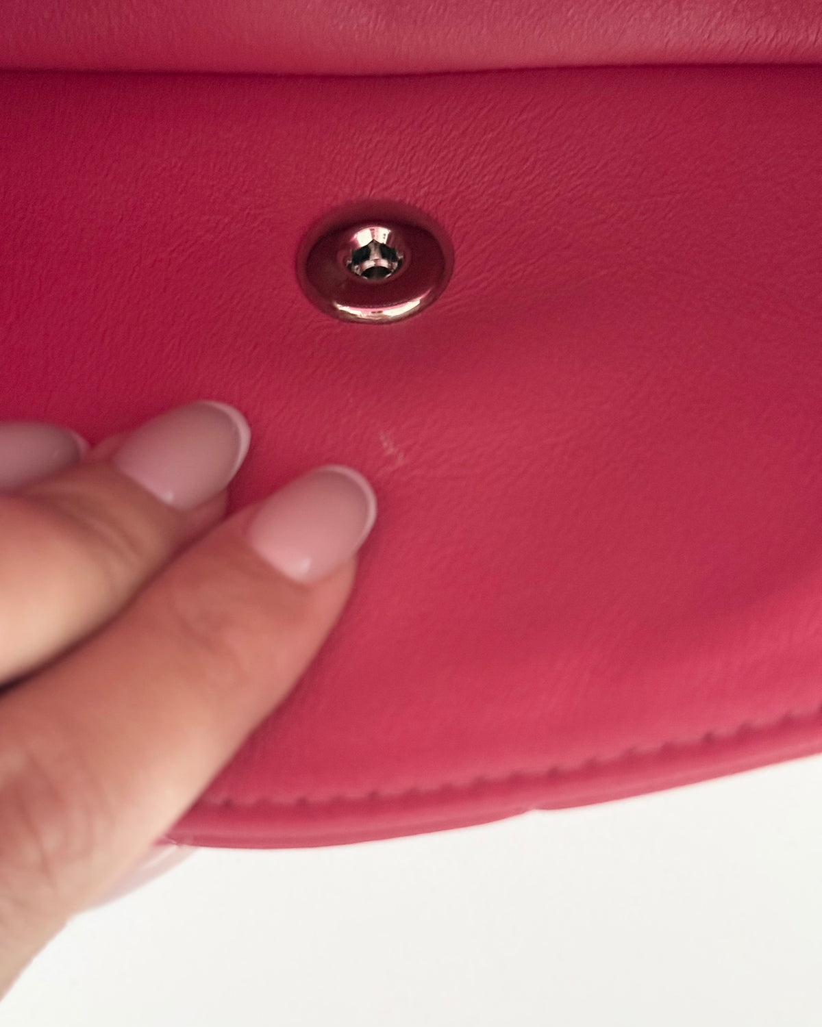 Chanel Pink Quilted Leather Rectangle Mini