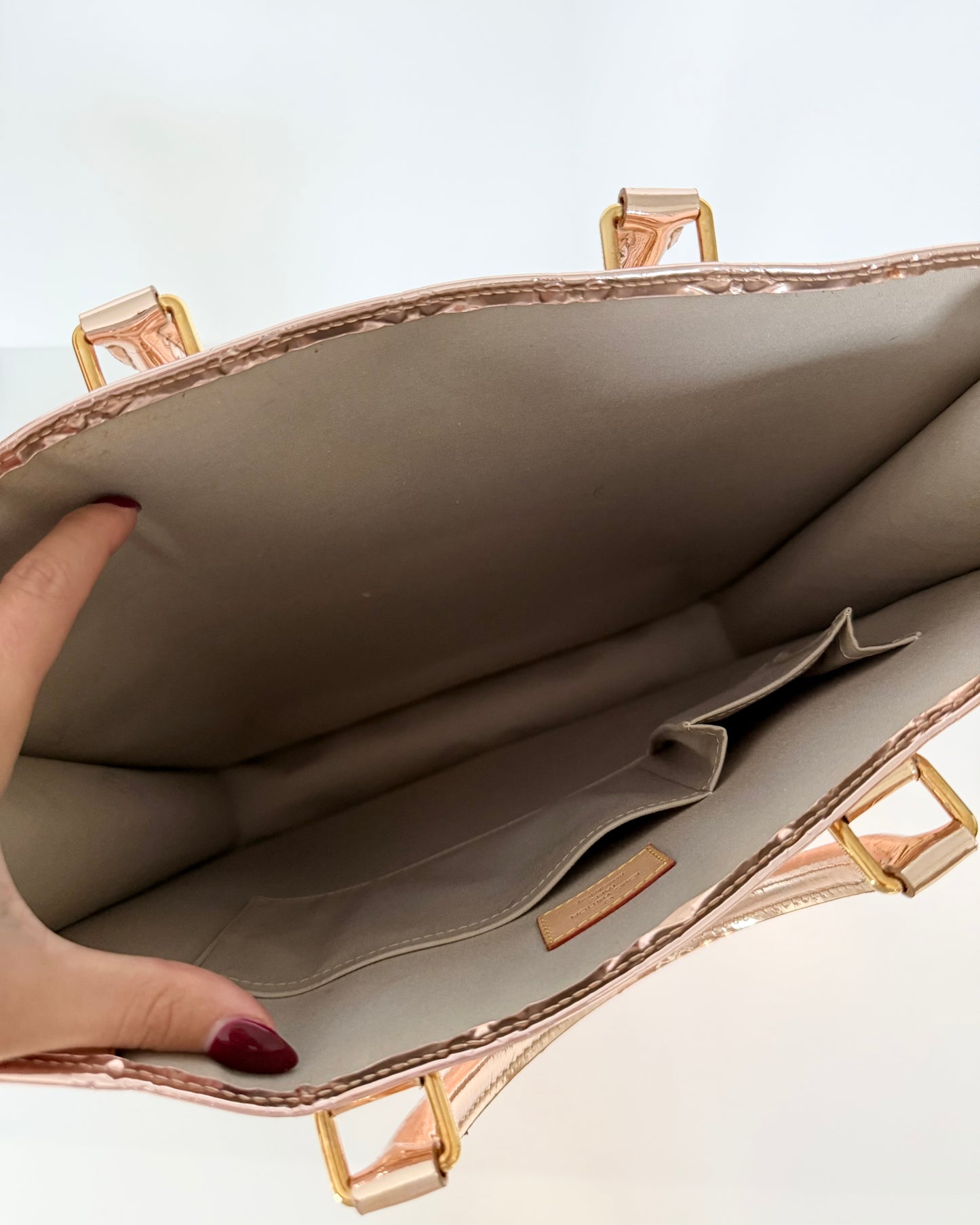 Louis Vuitton Gold Mirror Sac Plat Tote