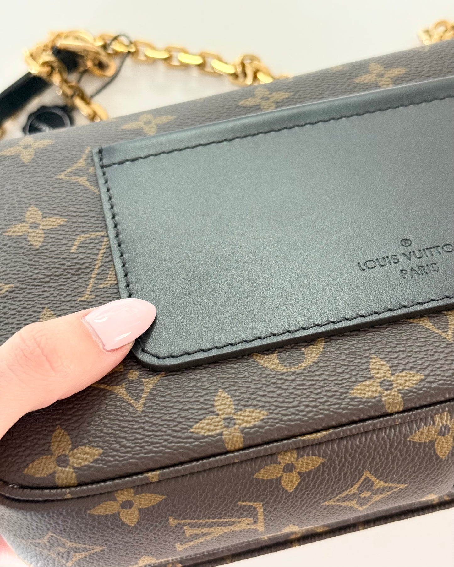 Louis Vuitton Monogram Canvas and Leather Marceau NM Bag