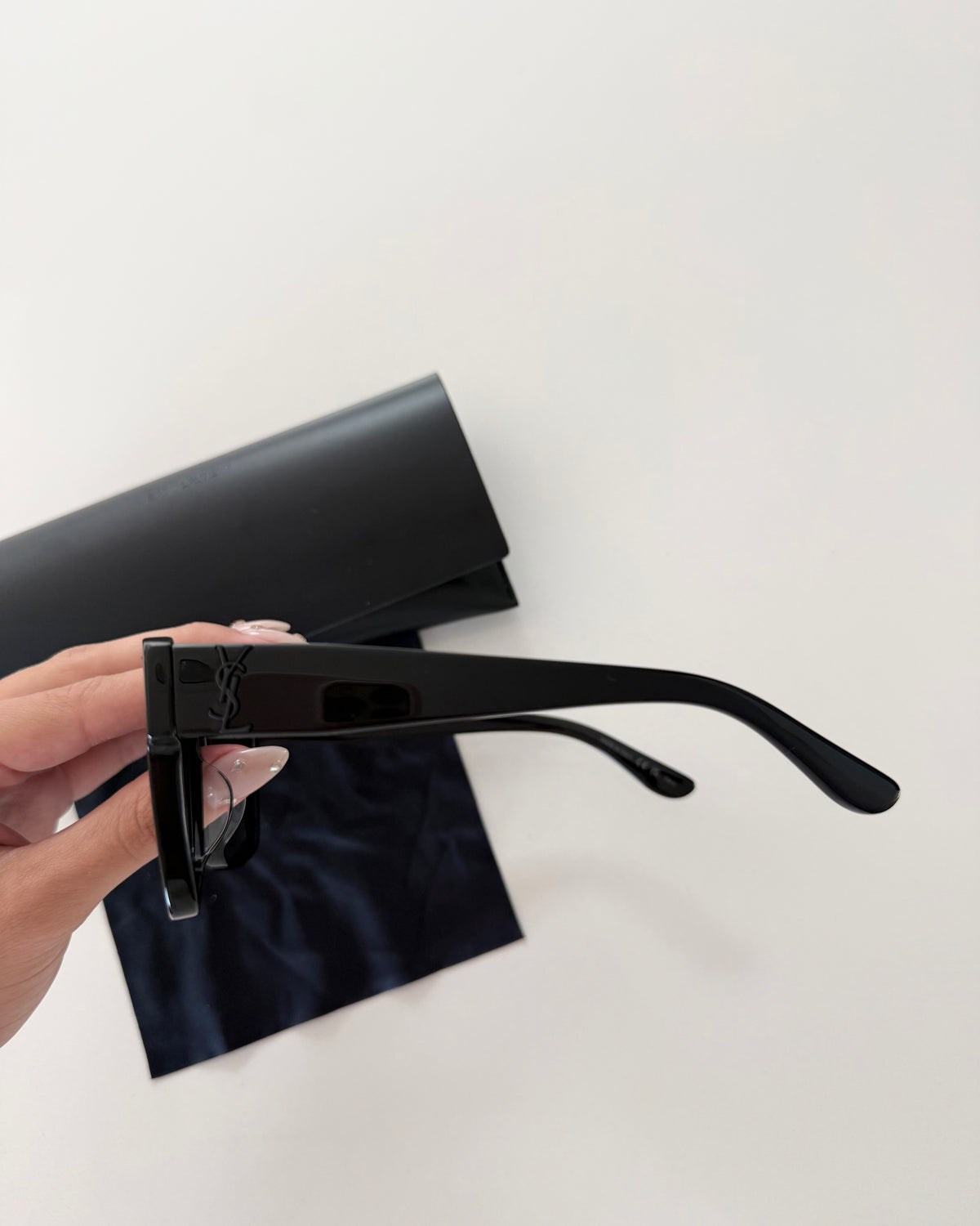 Saint Laurent Black Ombré Lens Sunnies