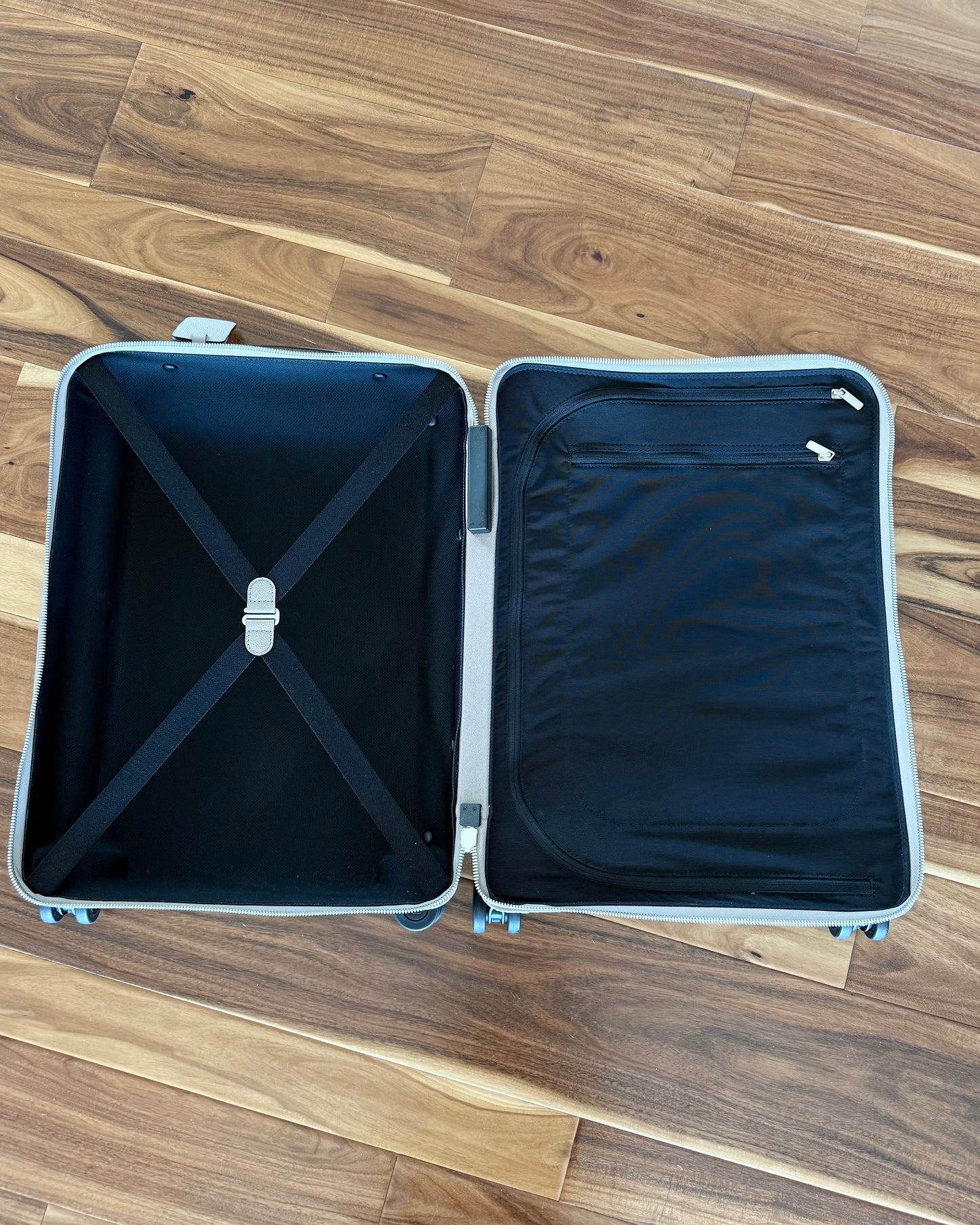Louis Vuitton Turtledove Empreinte Leather Horizon 55 Carry On Rolling Luggage