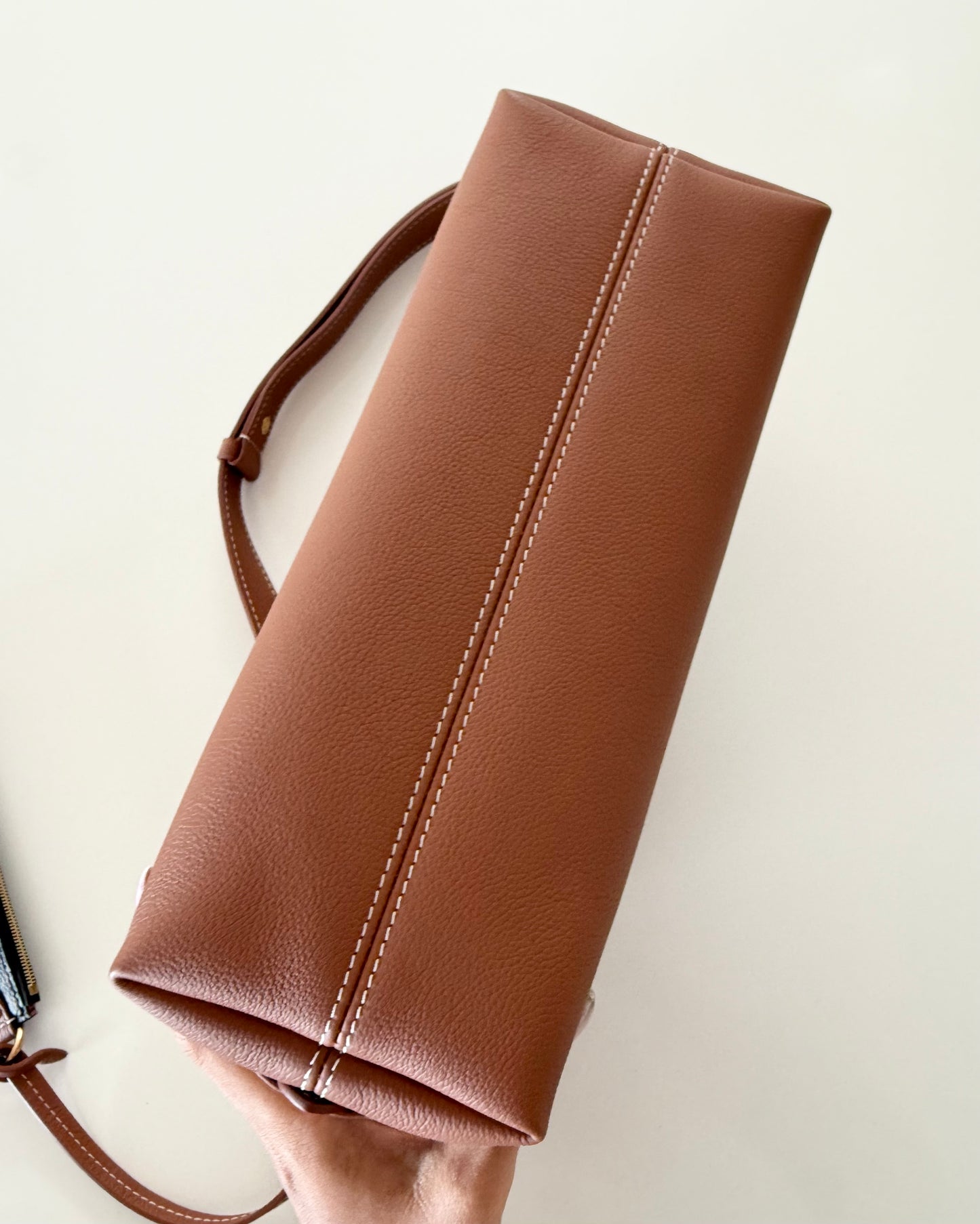 Louis Vuitton Cognac Leather Low Key Messenger Bag