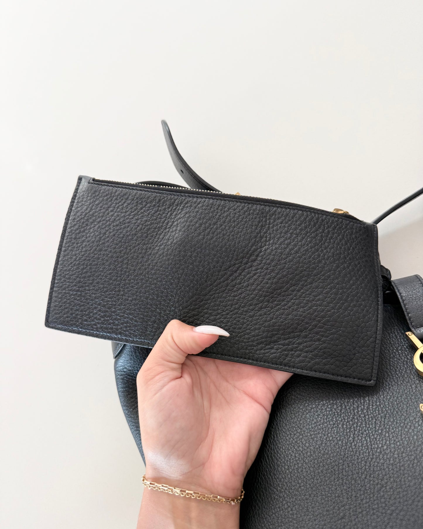 Saint Laurent Black Leather Le5A7 Hobo from 2024