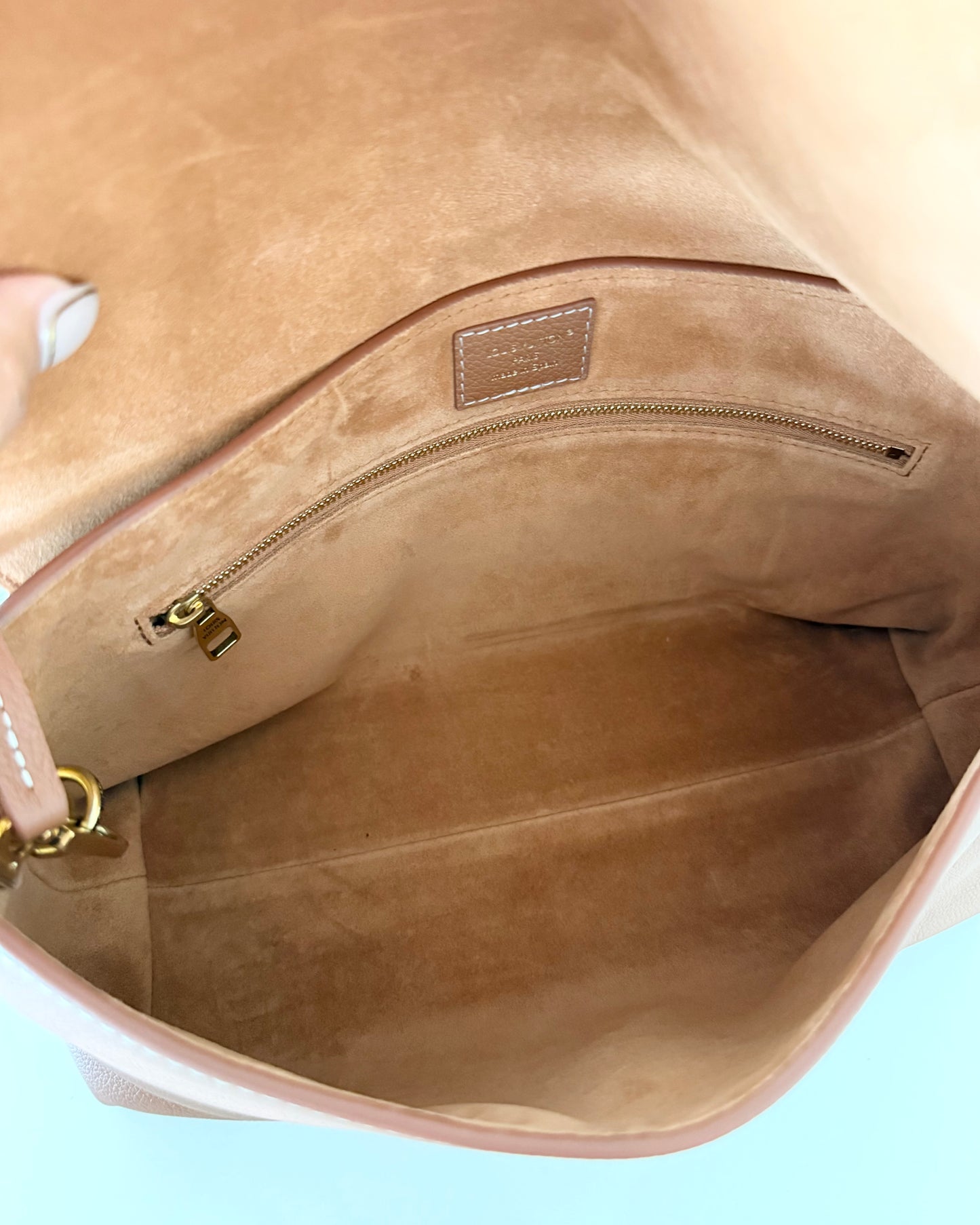 Louis Vuitton Cognac Leather Low Key Messenger Bag