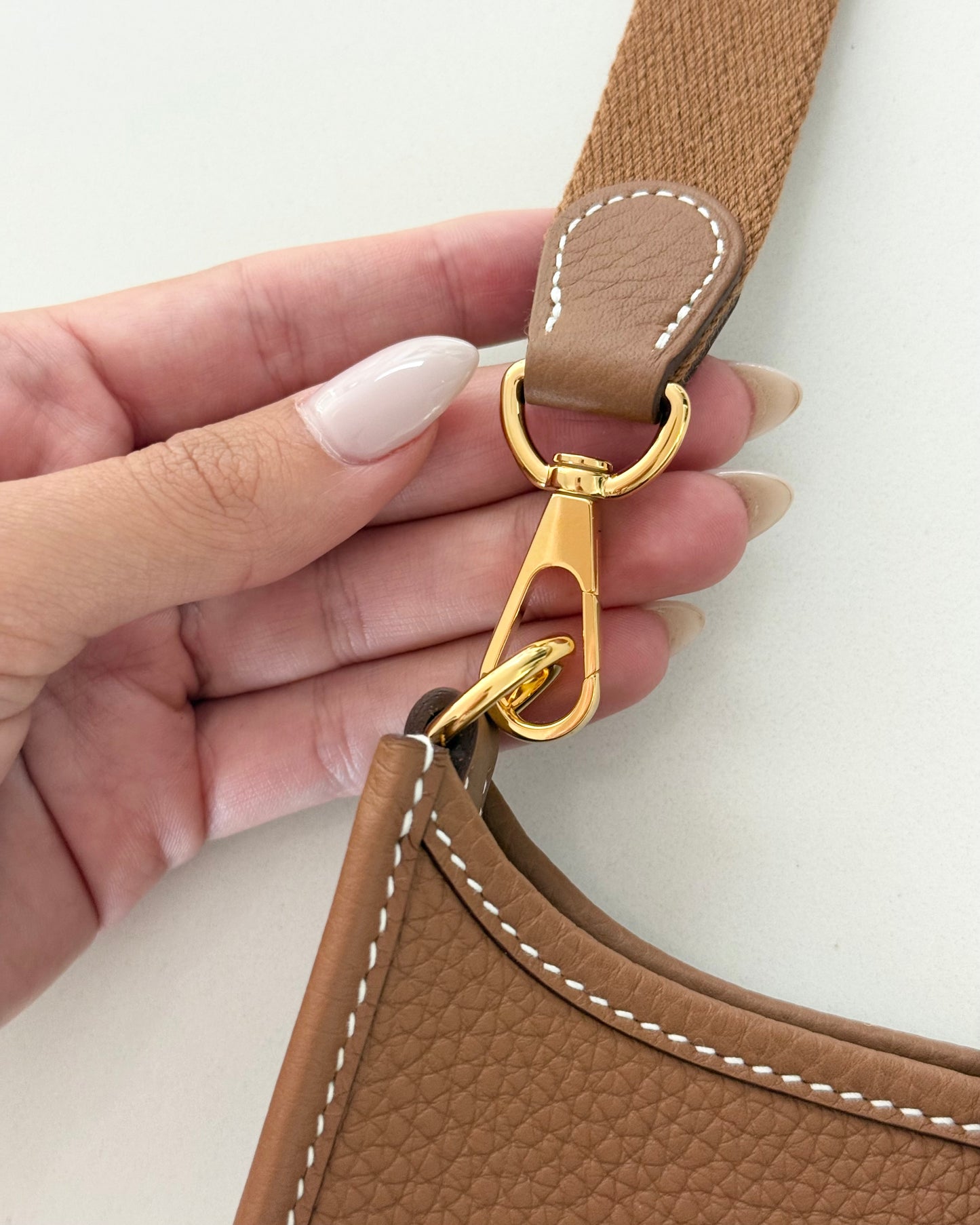 Hermes Gold Evelyne 16 TPM with Gold Hardware