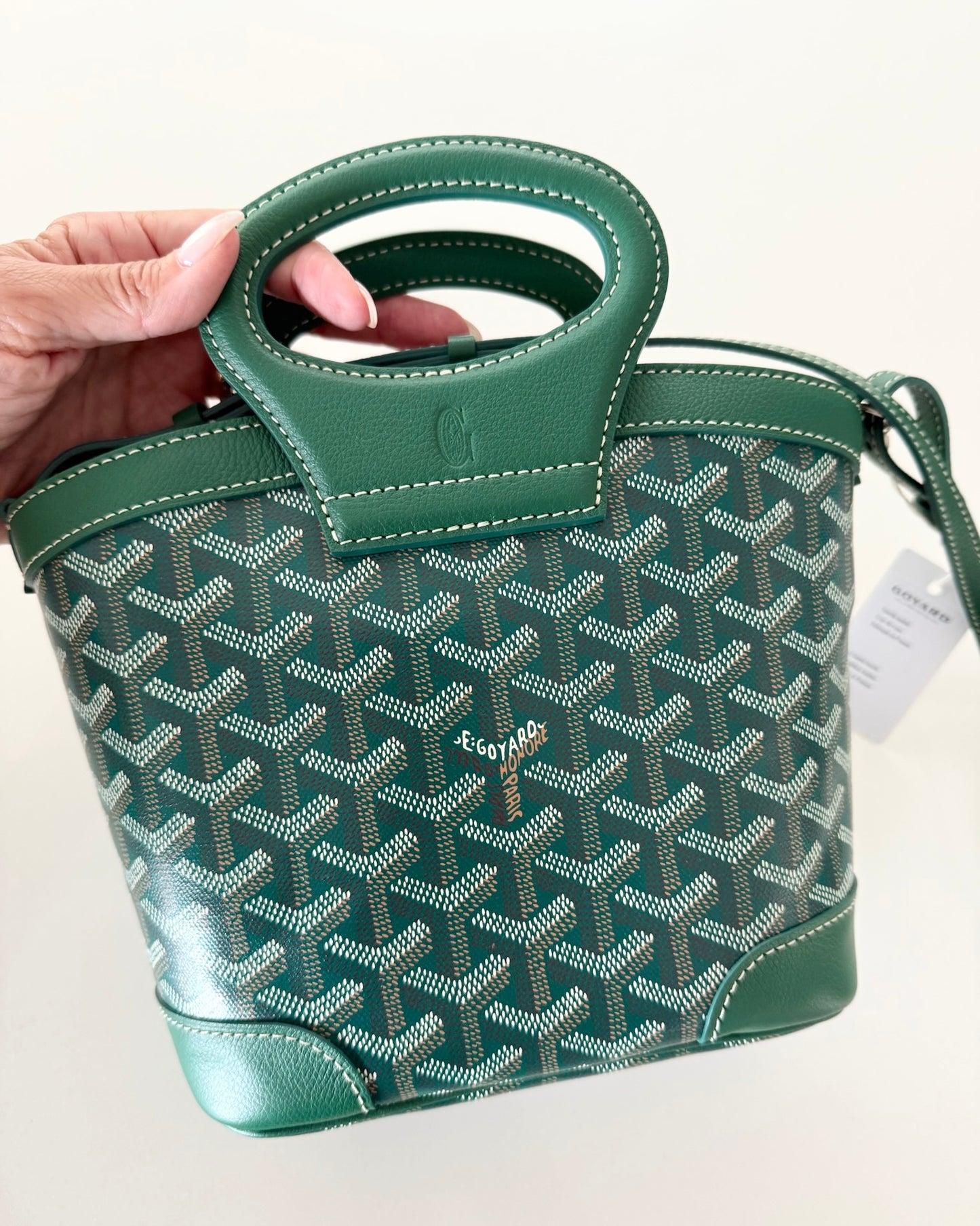Goyard Green Beluga Mini Bag