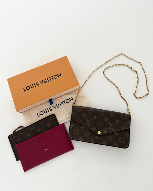 Louis Vuitton Monogram Canvas Pochette Felicie Bag