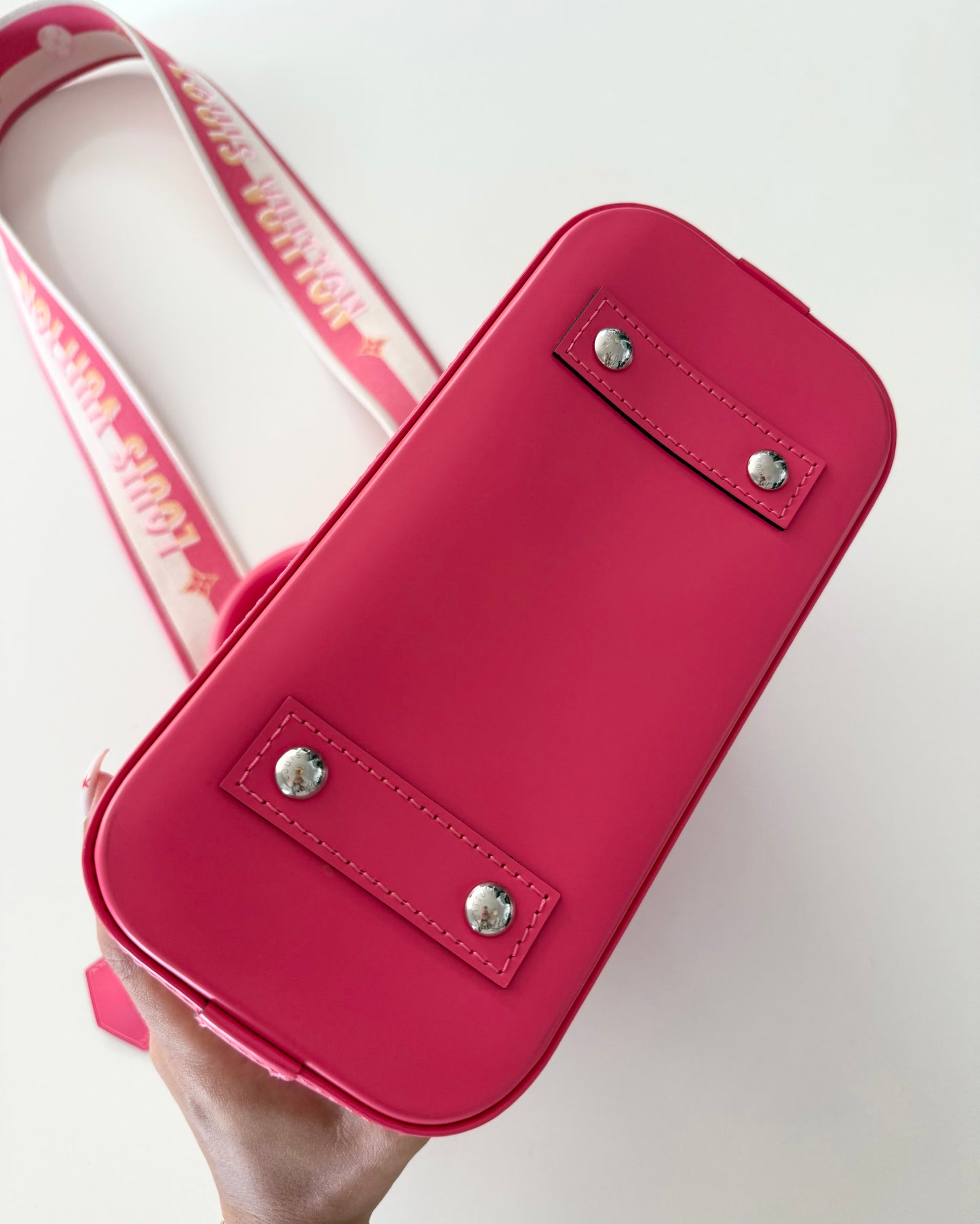 Louis Vuitton Pink Epi Leather Alma BB