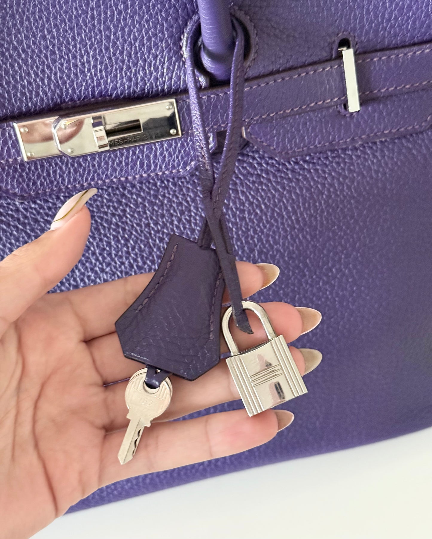 Hermes Iris Taurillon Clemence Birkin 35 from 2010