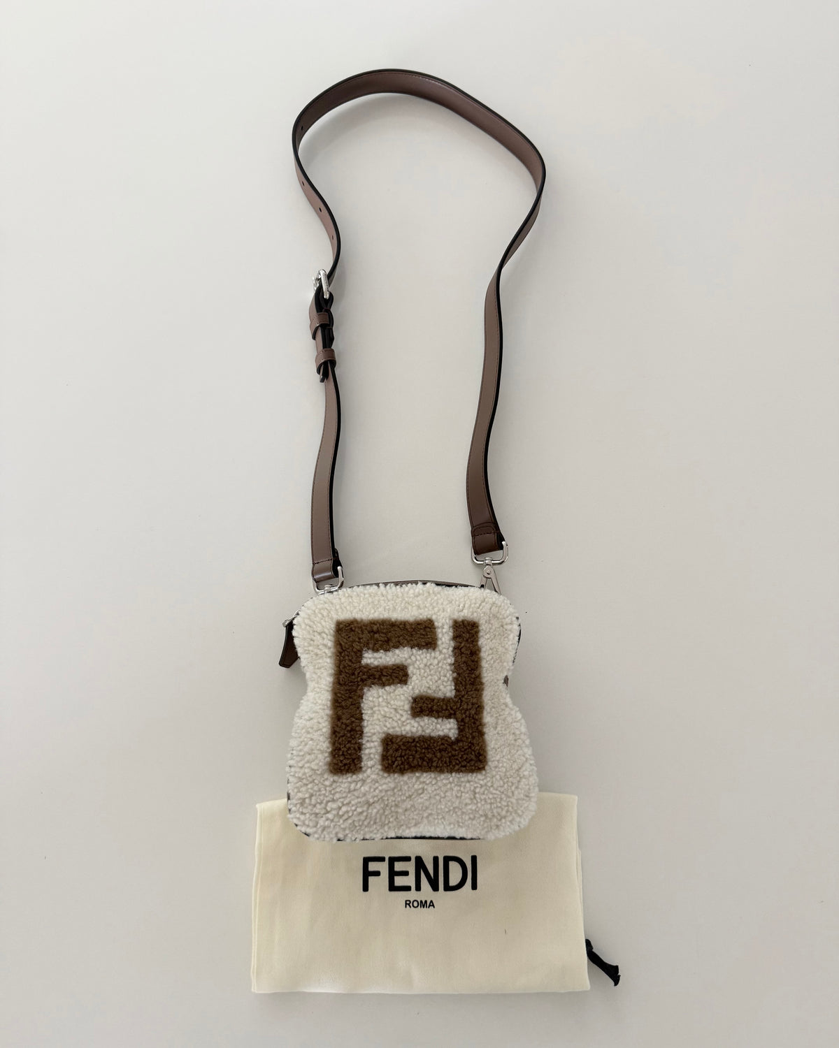 Fendi Shearling Toast Bag