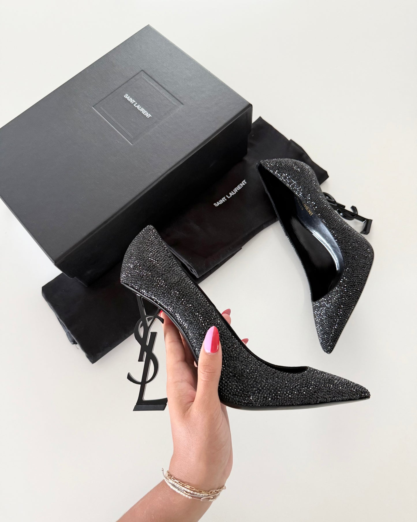 Saint Laurent Opyum Glitter 110 Pumps new size 41