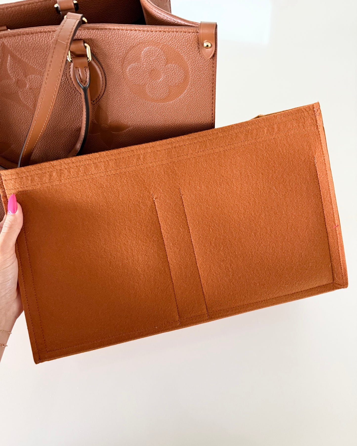 Louis Vuitton Limited Edition Cognac Empreinte Leather Onthego GM