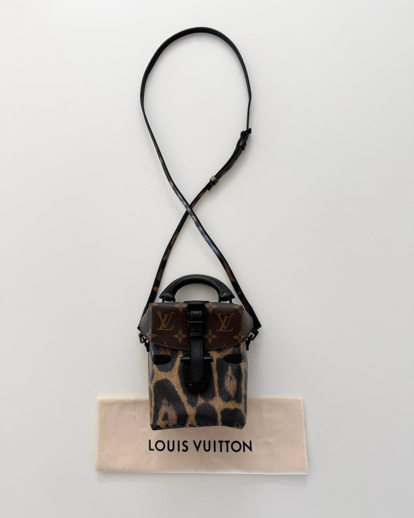 Louis Vuitton Monogram and Leopard Camera Box from 2016