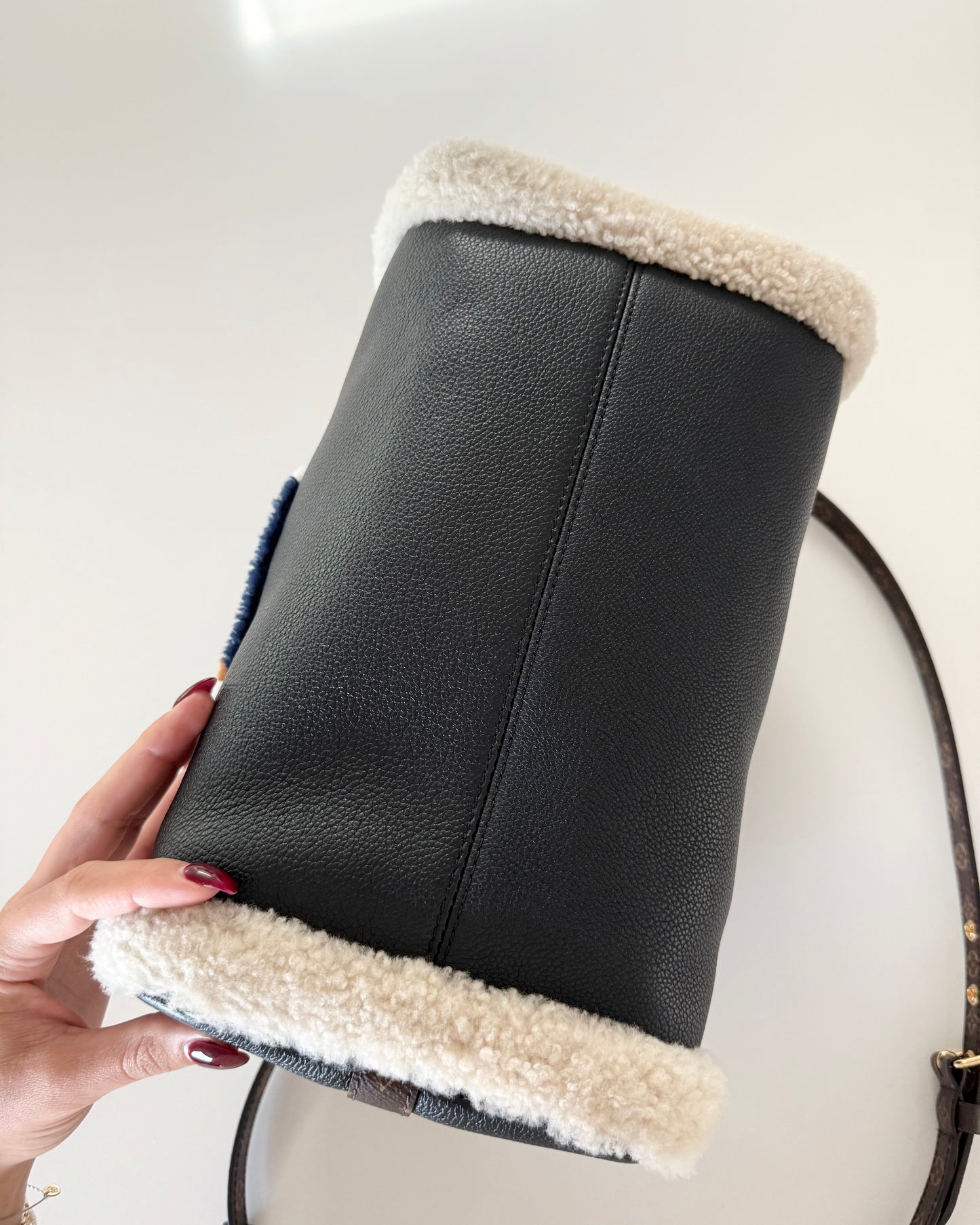 Louis Vuitton Black Leather Monogram Teddy Speedy 30 from 2020