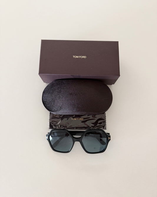 Tom Ford Black Oversized Octagon Sunnies