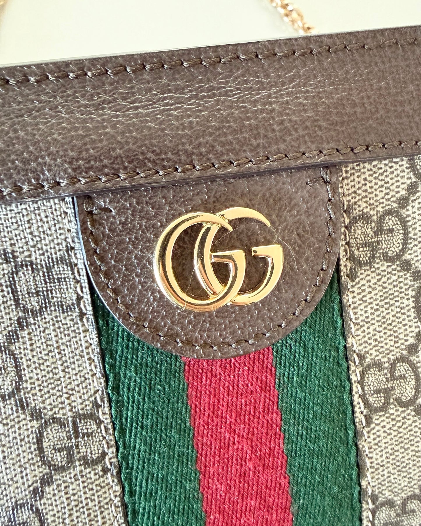 Gucci Supreme Ophidia Canvas Small Shoulder Bag