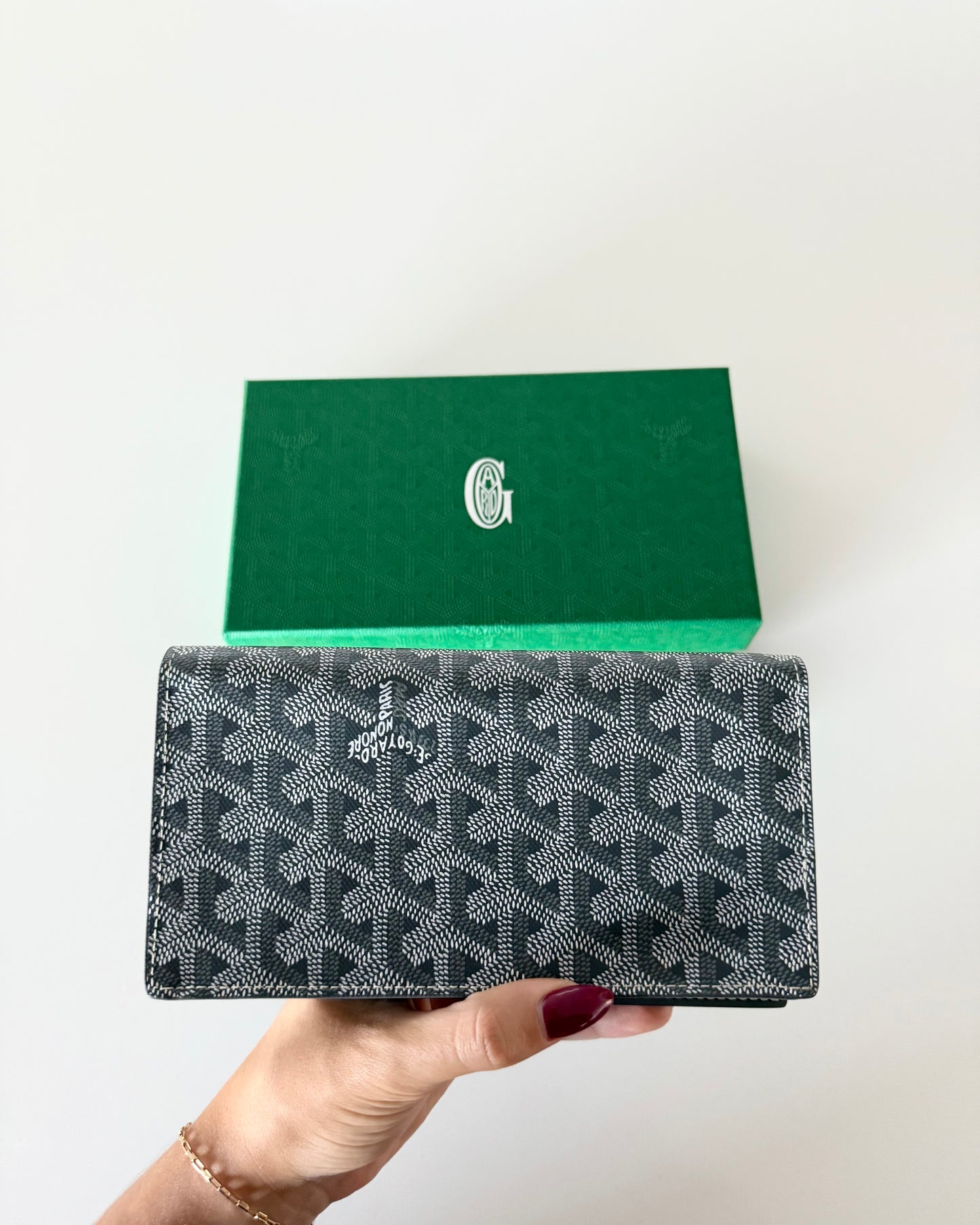 Goyard Grey Richelieu Long Wallet