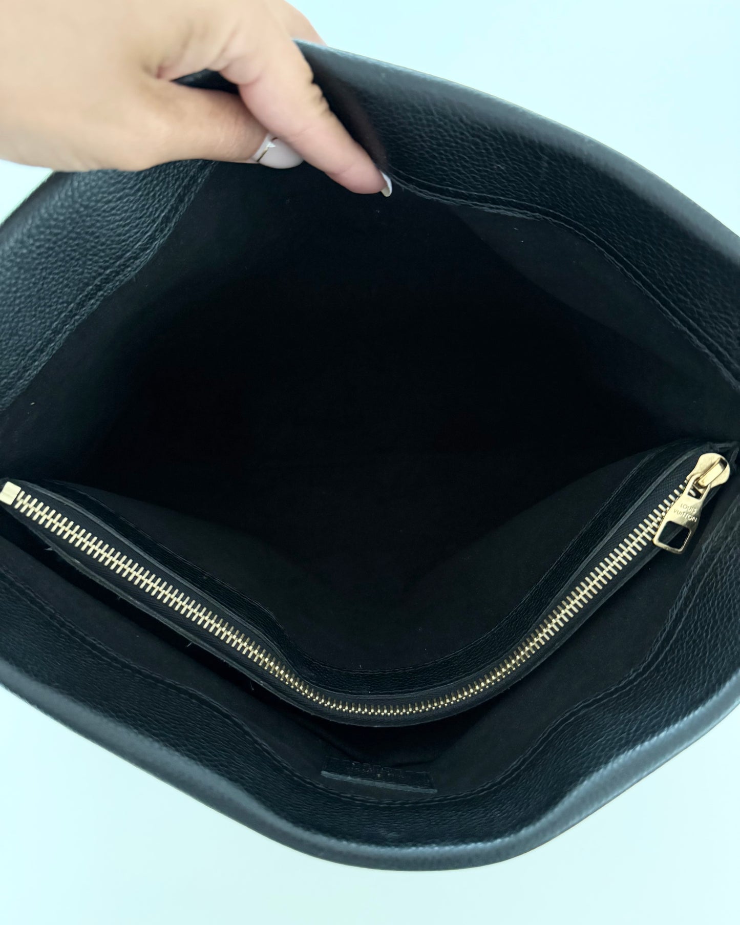 Louis Vuitton Monogram and Black Pallas Shopper Tote from 2016