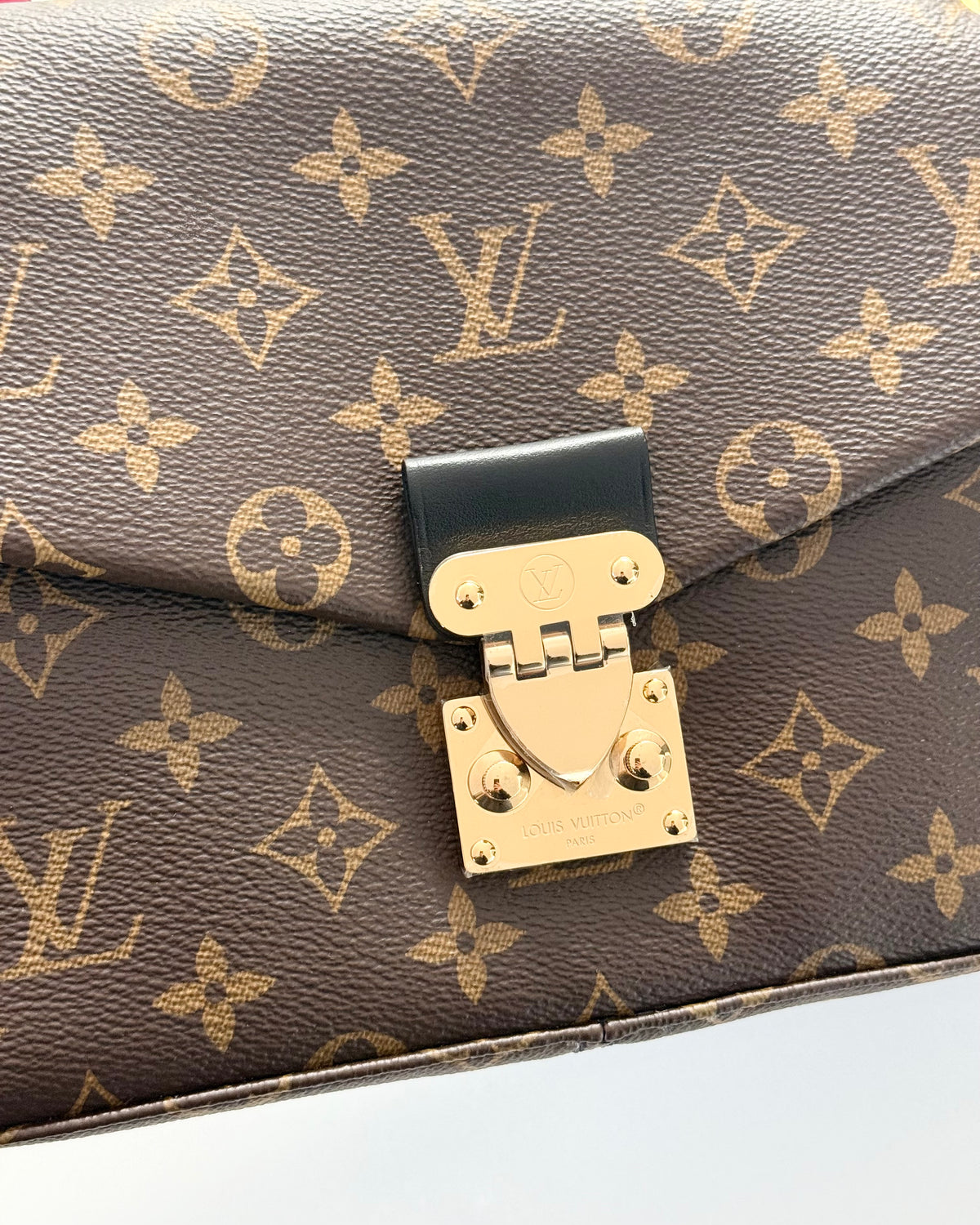 Louis Vuitton Monogram Canvas Studded Trunkie Bag