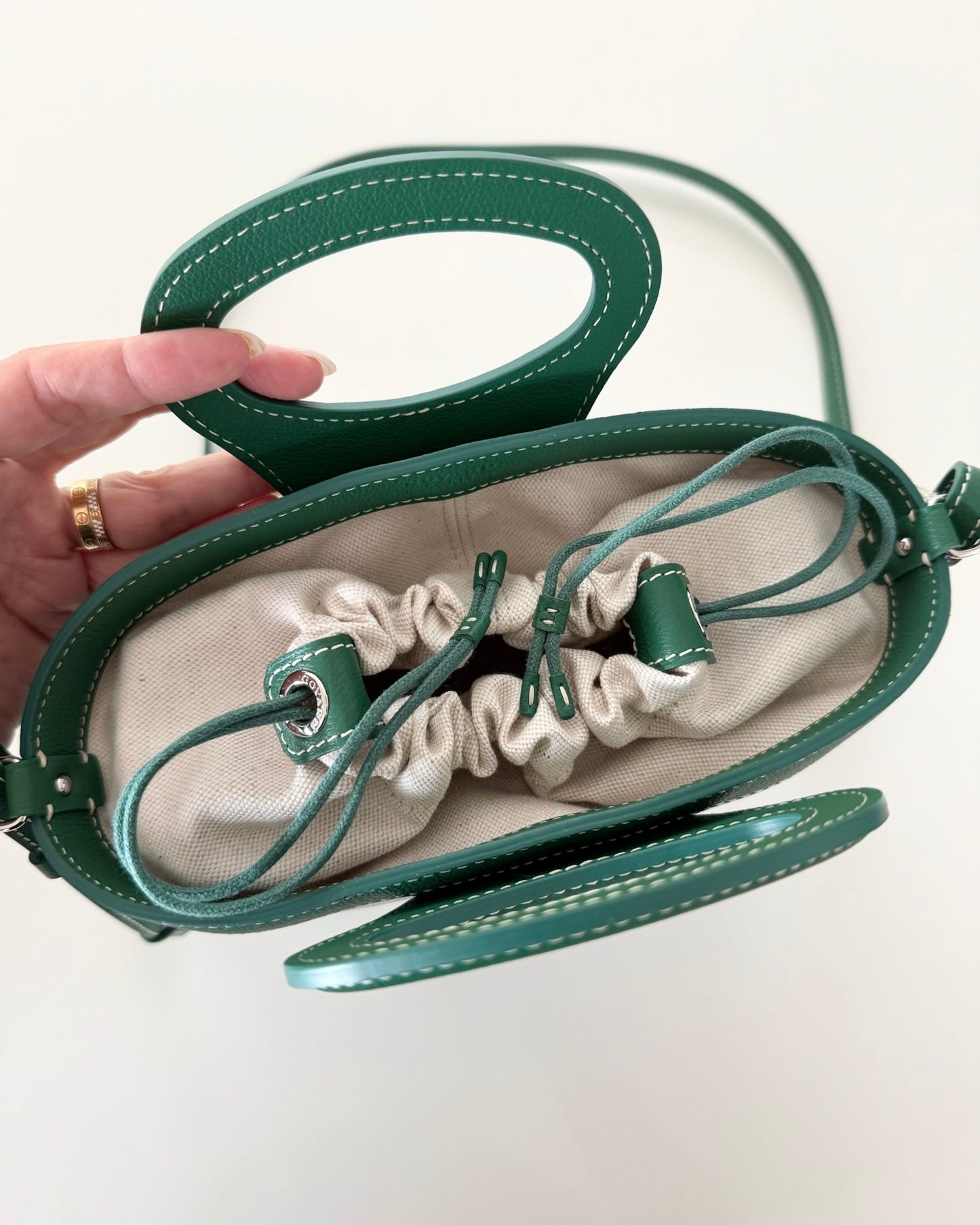Goyard Green Beluga Mini Bag