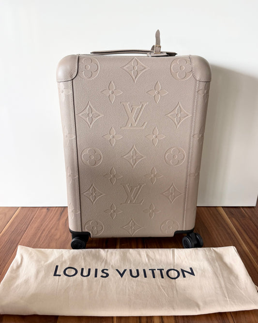Louis Vuitton Turtledove Empreinte Leather Horizon 55 Carry On Rolling Luggage