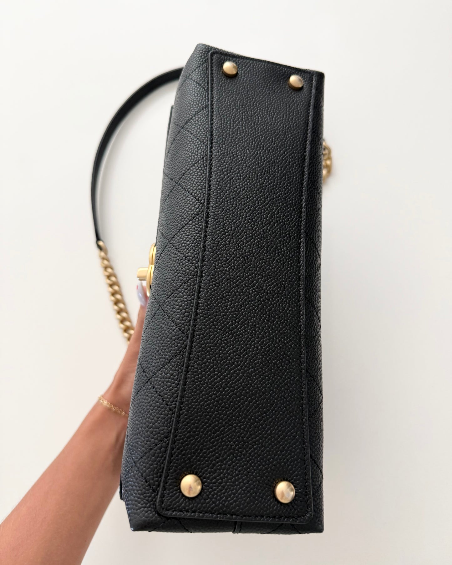Chanel Black Caviar Medium Chic Affinity Flap Bag