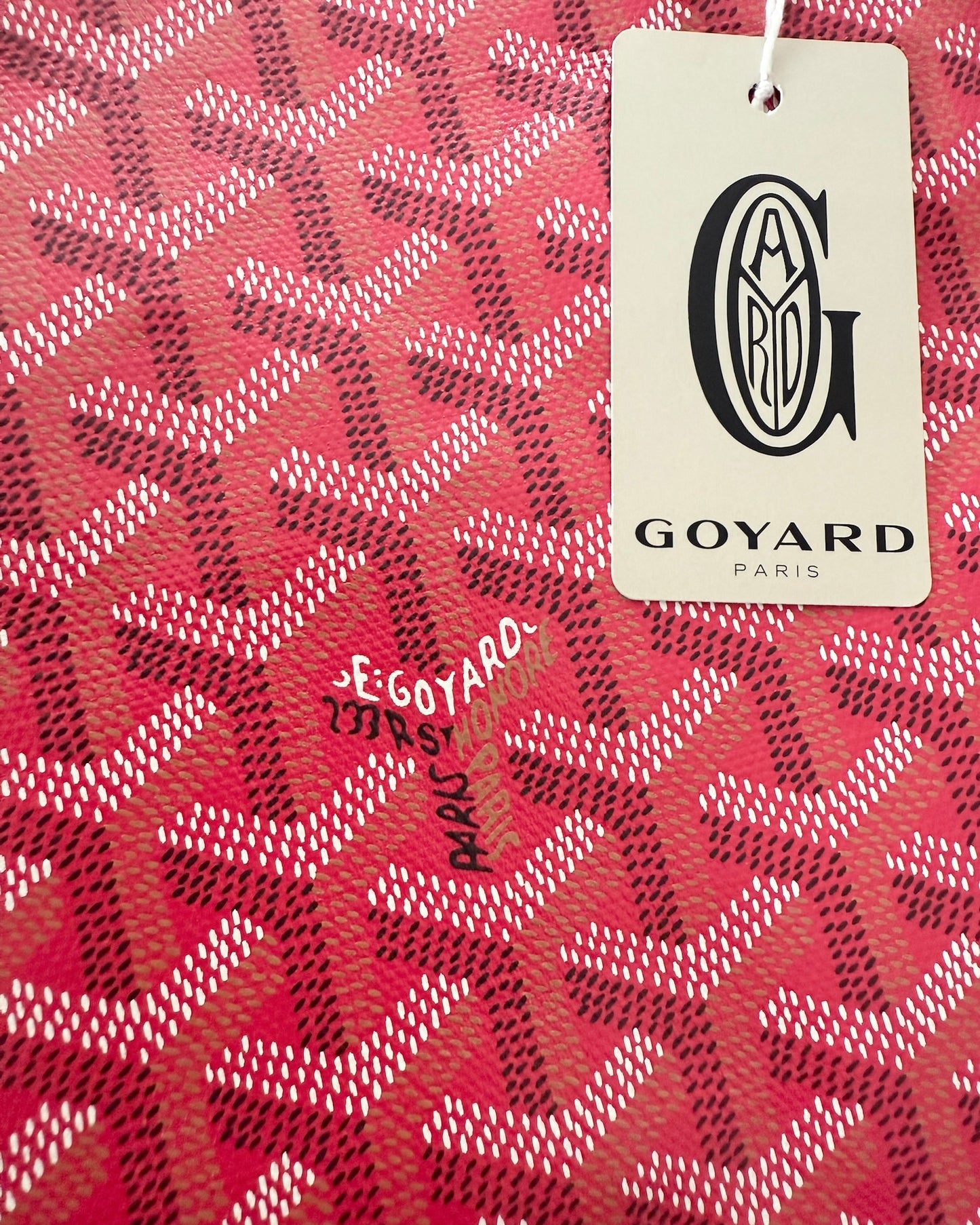 Goyard Limited Edition Fuchsia Poitiers PM Tote