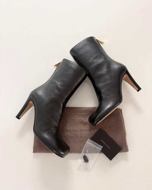 Bottega Veneta Black Nico Boots Size 40