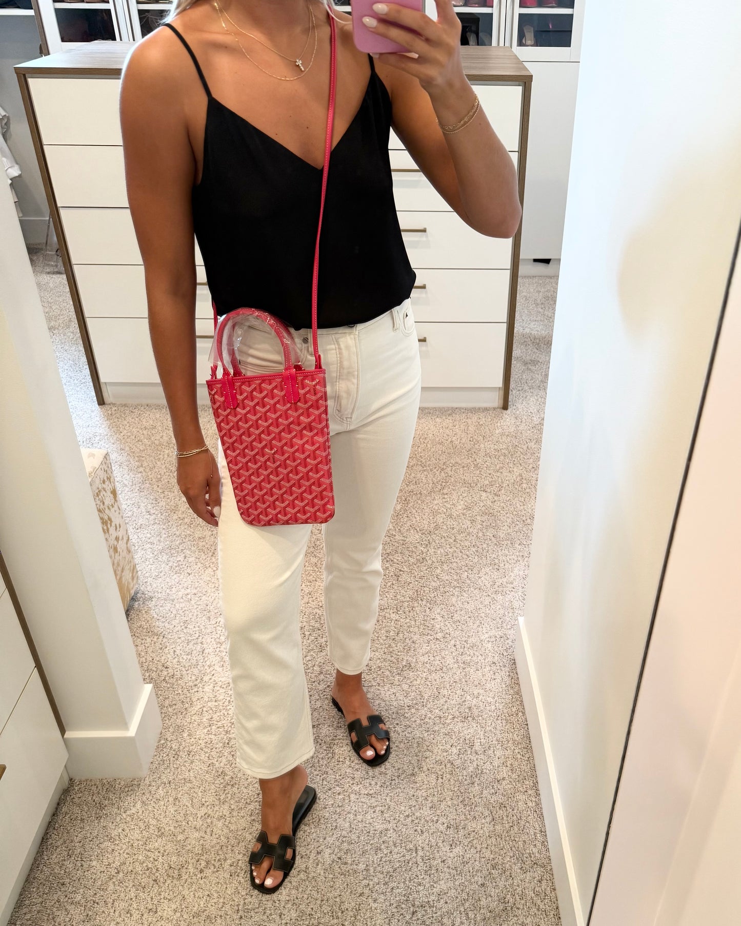 Goyard Limited Edition Fuchsia Poitiers PM Tote