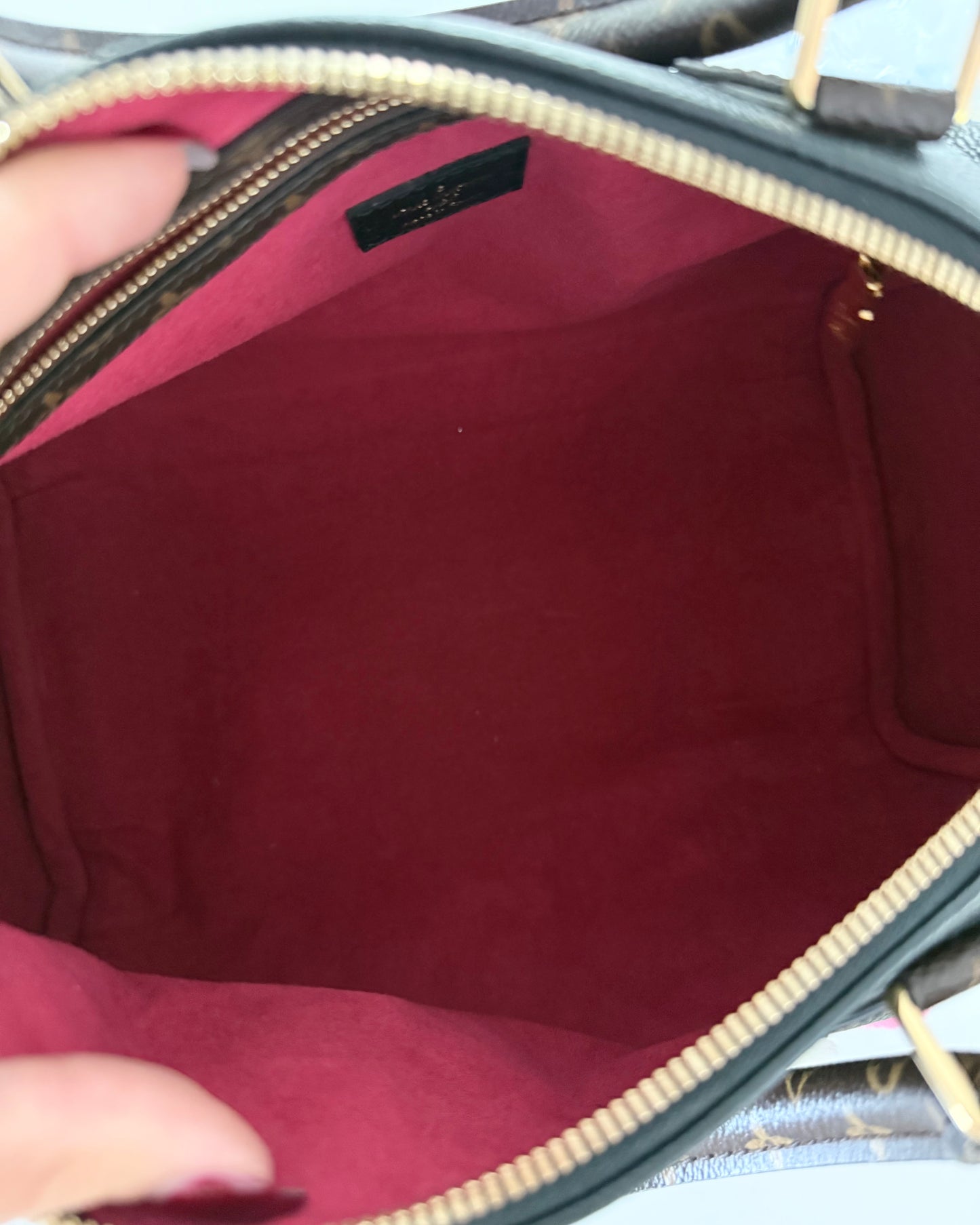 Louis Vuitton Black Leather Monogram Teddy Speedy 30 from 2020