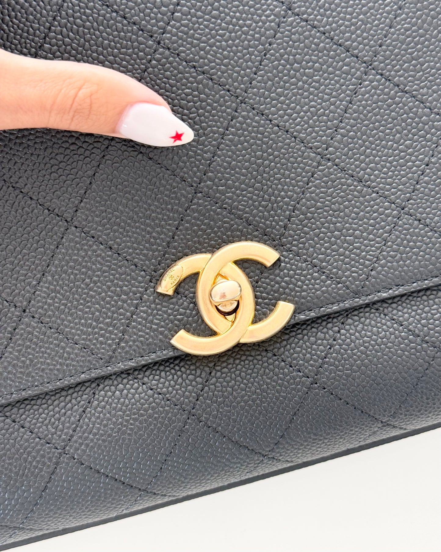 Chanel Black Caviar Medium Chic Affinity Flap Bag