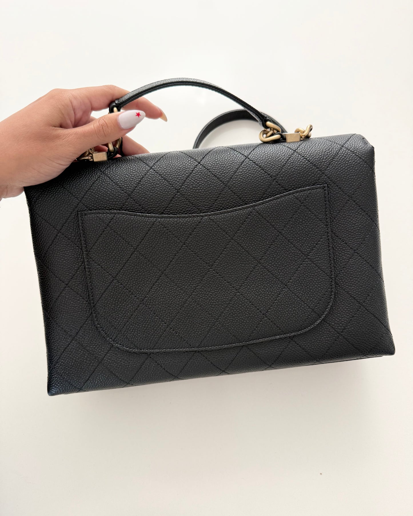 Chanel Black Caviar Medium Chic Affinity Flap Bag