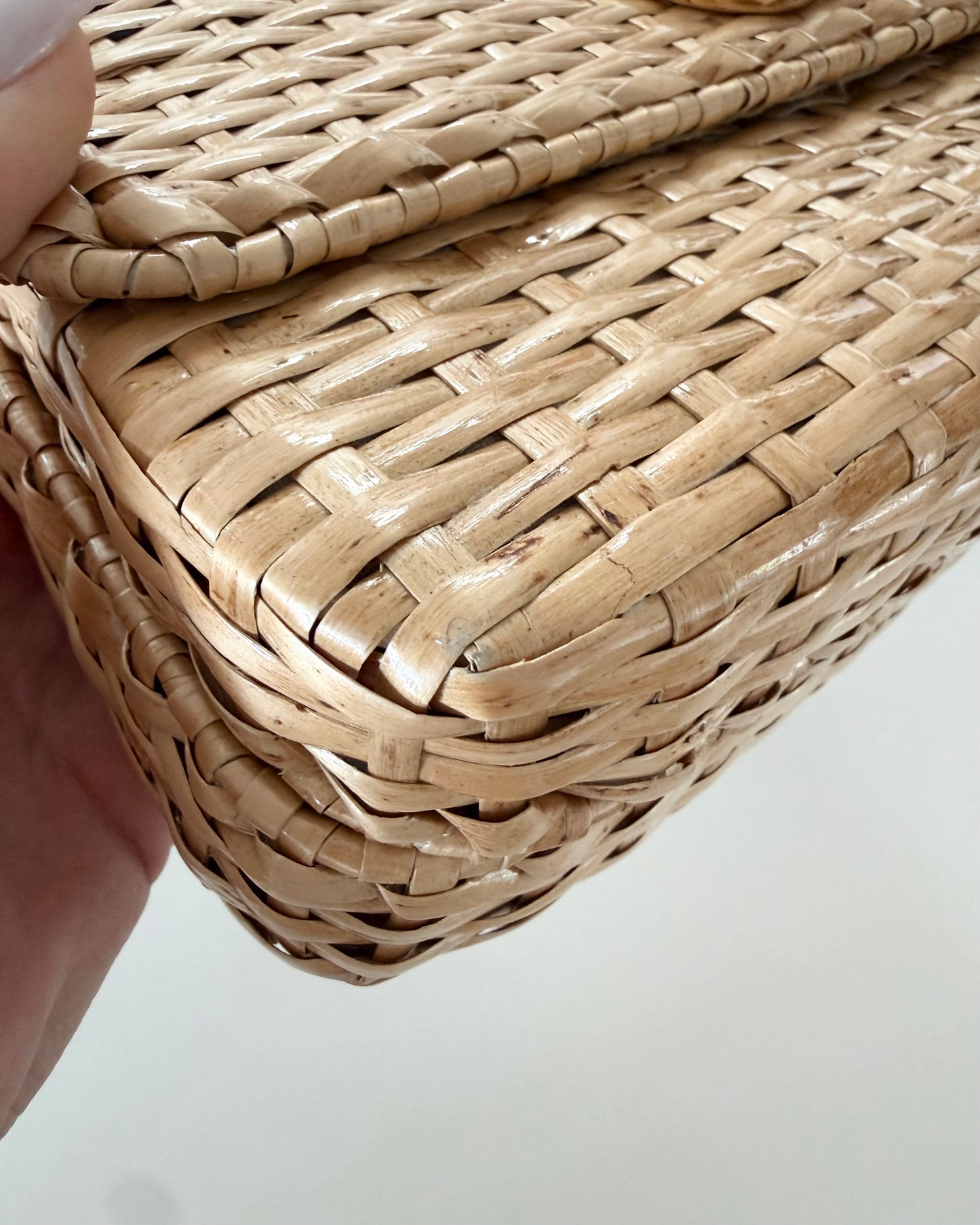 Gucci Limited Edition Wicker Basket Marmont Bag