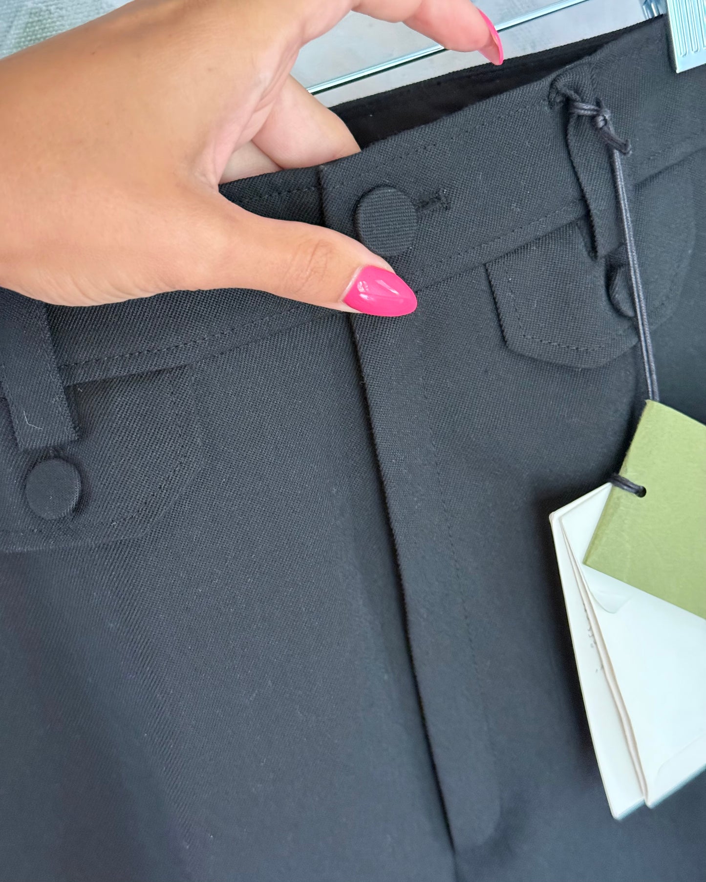 Gucci Black Trouser Dress Pants size 40
